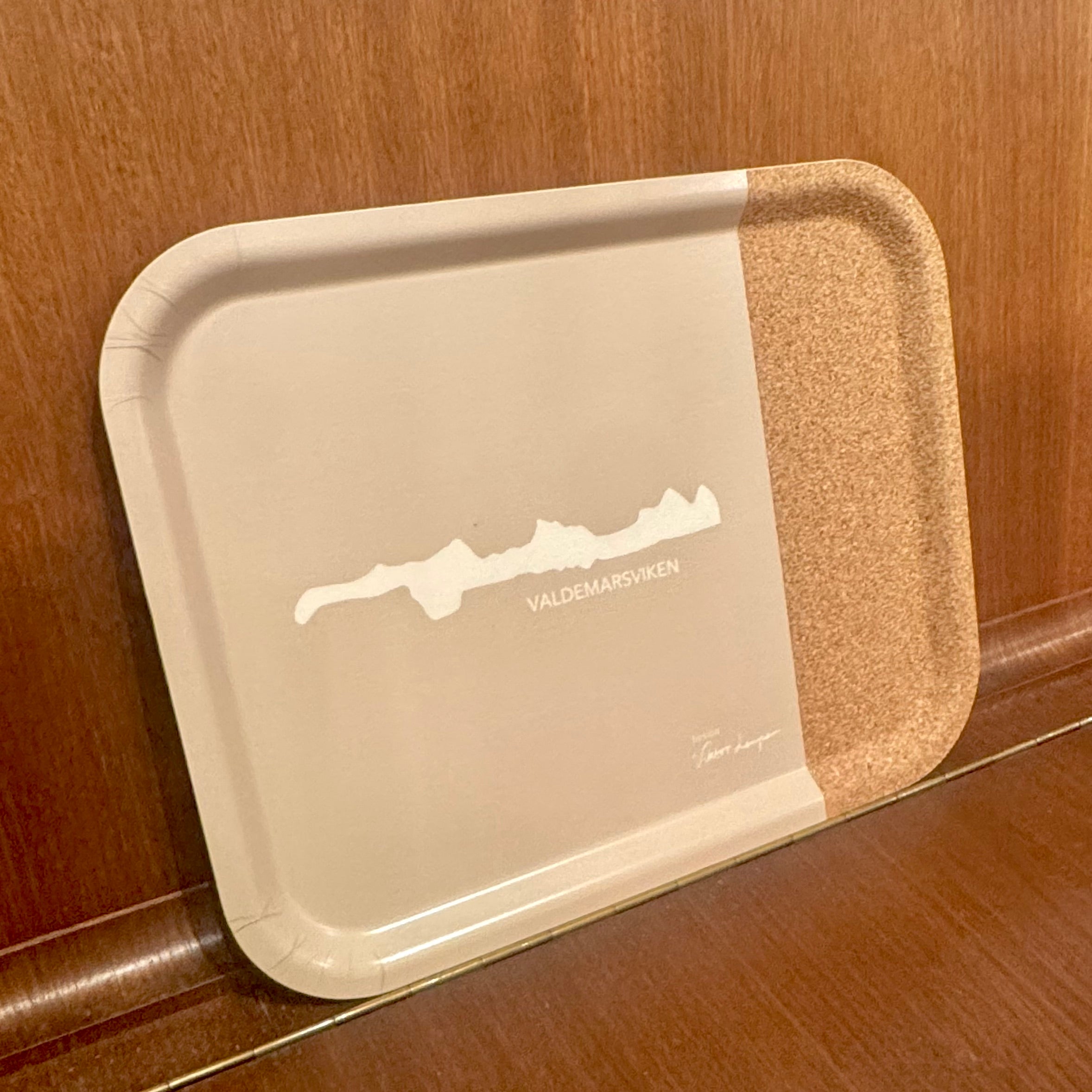 VALDEMARSVIKEN Korkbricka Beige Stor