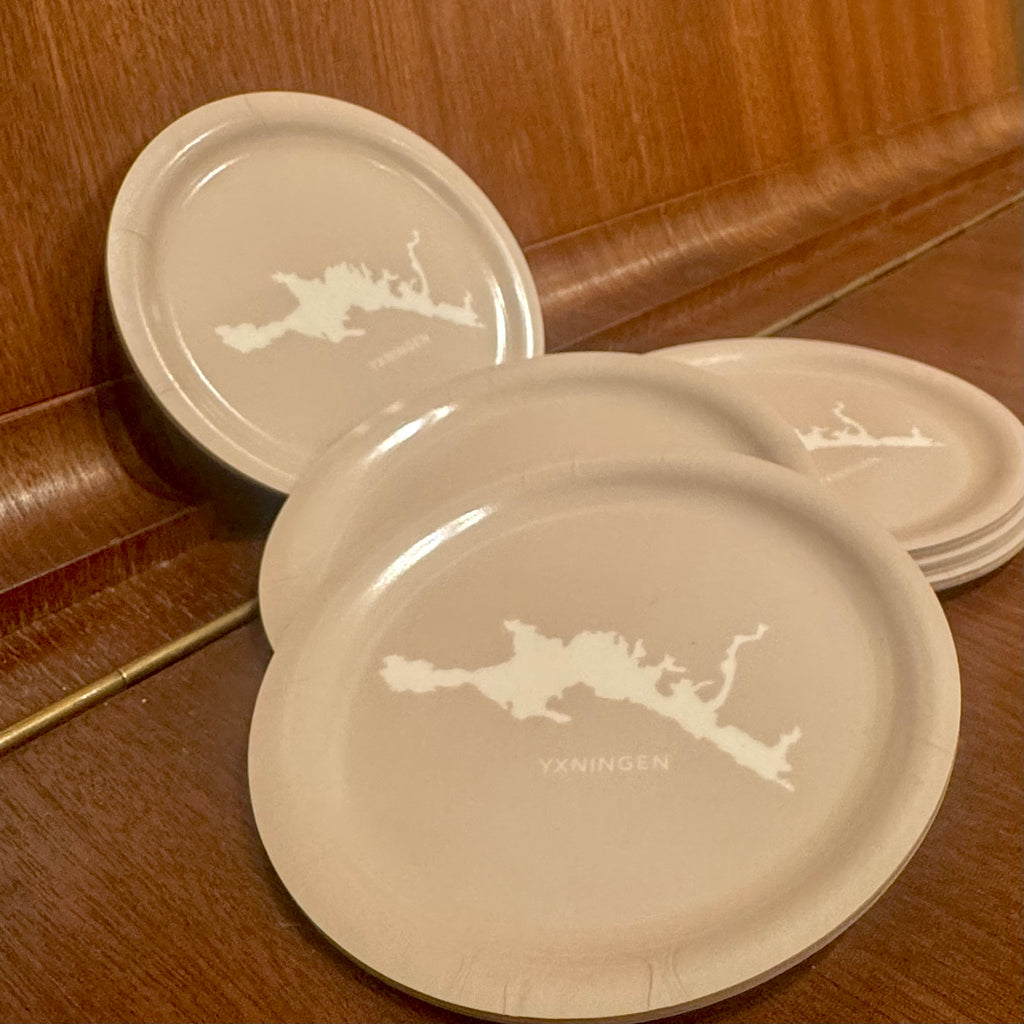 YXNINGEN Glasunderlägg Beige