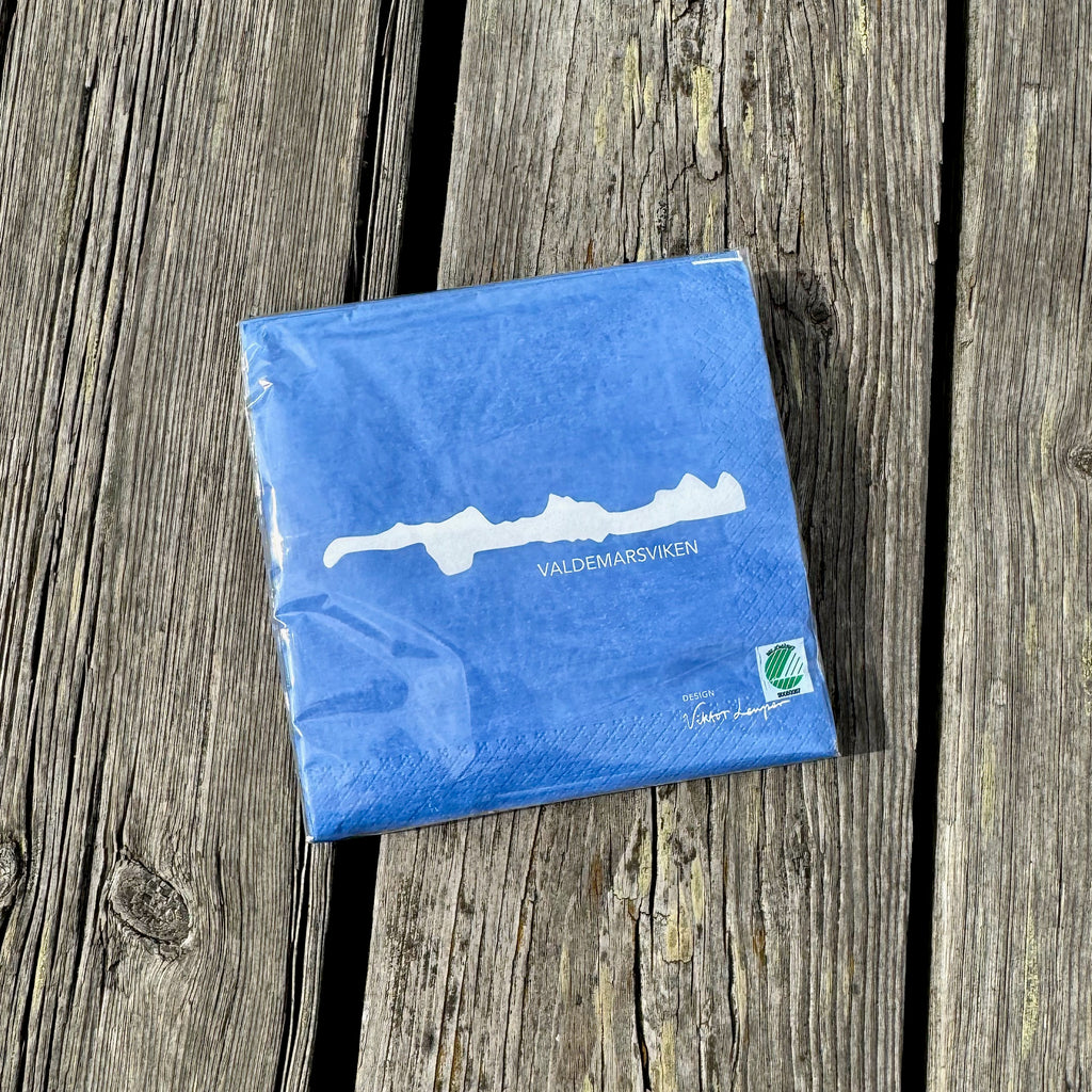 VALDEMARSVIKEN Servetter Blå
