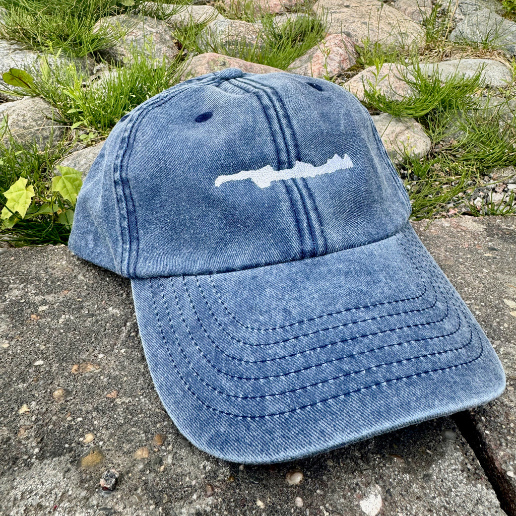 VALDEMARSVIKEN Keps Jeansblå