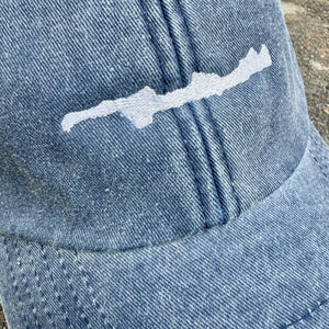 VALDEMARSVIKEN Keps Jeansblå